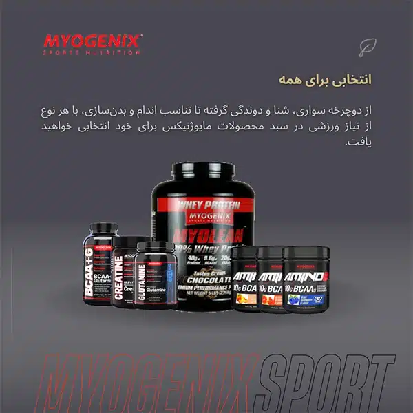 مکمل مایوژنیکس Myogenix | داروخانه آنلاین علی دارو